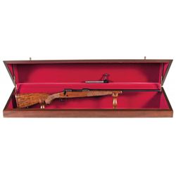 Signed Factory Engraved Gold Inlaid Winchester Model 70 Ultra Grade Featherweight 1 of 1,000 Bolt Ac