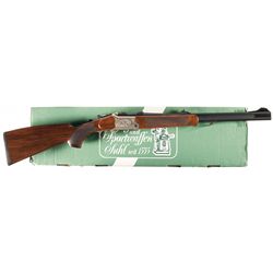Engraved Merkel Model B3 Over/Under Rifle with Original Box