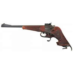 Engraved Zimmermann Single Shot Pistol