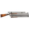 Image 1 : Custom Winchester Model 1885 Takedown Four Barrel Set By R. Long and M. Lewis with Scope