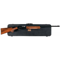 Cased Engraved Belgium Browning Auto 5 Two Millionth Commemorative Semi-Automatic Shotgun