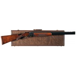 Belgium Browning Grade I Superposed Shotgun with Case and Briley Tubes