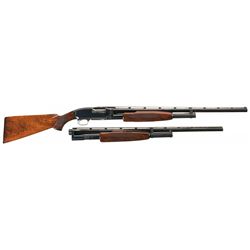 Special Order Winchester Model 12 Skeet Grade Slide Action 2 Barrel Set Shotgun