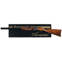 Exceptional Special Order F. Marechal and H. Germay Double Signed Engraved and Gold Inlaid Belgium B