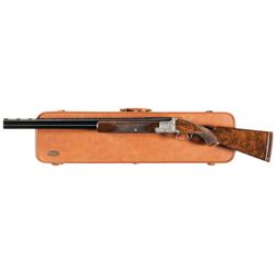 Outstanding R. Coenen Signed and Engraved Diana Grade Belgian Browning Superposed 12 Gauge Shotgun w