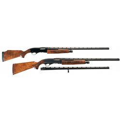 Two Winchester Model 1200 Slide Action Shotguns