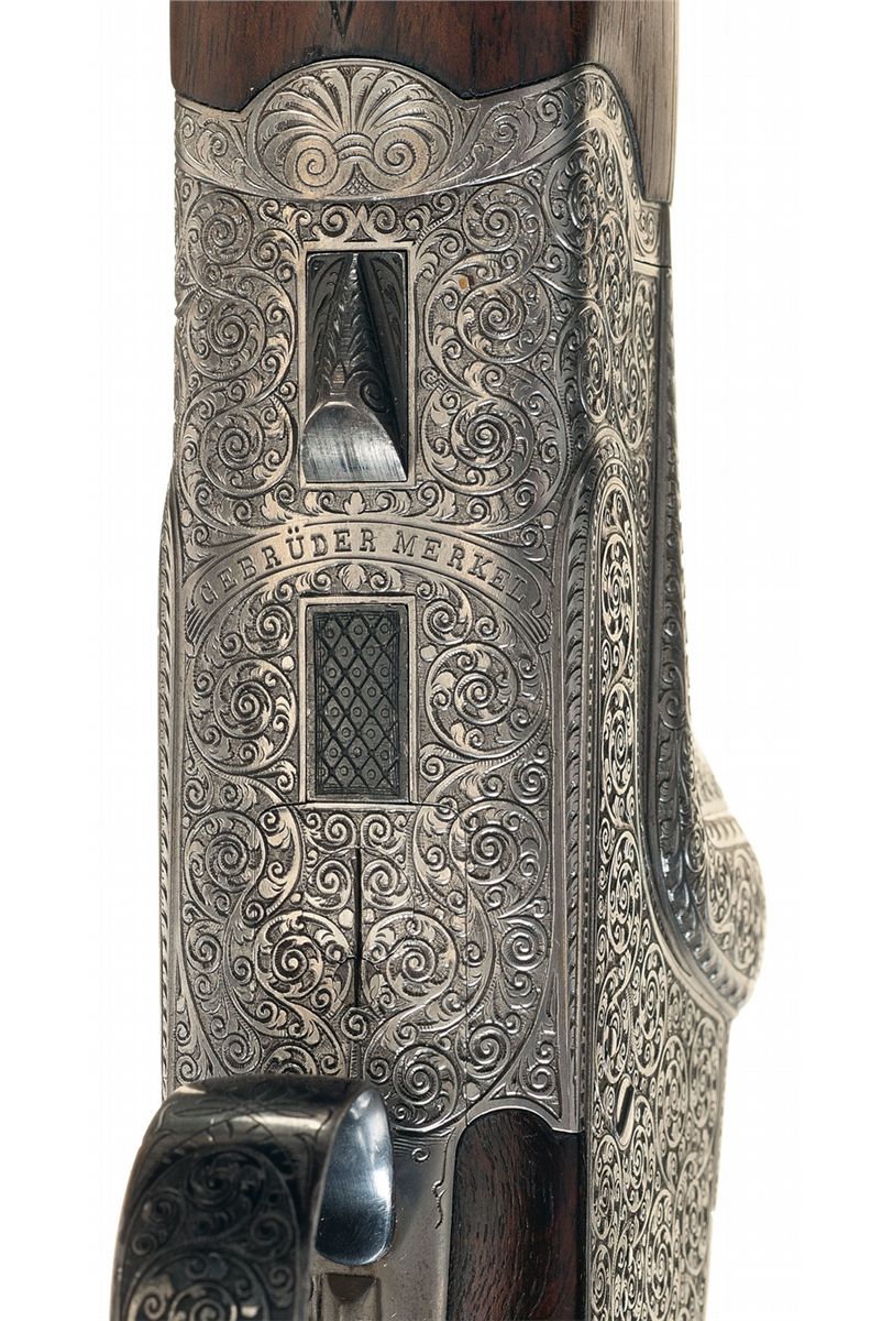 Beautifully Engraved Gebruder Merkel Over/Under Side Lock Shotgun