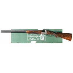 Signed Master Engraved Merkel Model 2116 EL Over/Under 16 Gauge Shotgun with Box