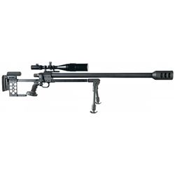 Massive State Arms Gun Company Competitor 2000 Single Shot .50 BMG Rifle with Nightforce Scope