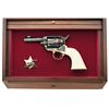 Image 1 : Exceptional Cased Factory Master George Spring Engraved Gold Inlaid Colt Sheriff's Model Single Acti