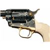 Image 2 : Exceptional Cased Factory Master George Spring Engraved Gold Inlaid Colt Sheriff's Model Single Acti