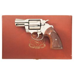 Colt "Show Gun" Engraved Detective Special Double Action Revolver with Display Case and Factory Lett