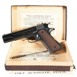 Exceptional Three Digit Serial Number Pre-War Colt Super 38 Semi-Automatic Pistol with Original Box