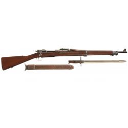 Excellent Pre-World War I Springfield Armory Model 1903 Bolt Action Rifle with 1908 Dated Bayonet