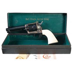 Outstanding Early Colt Second Generation Single Action Army Revolver with Original Black Box and Ivo