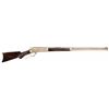 Image 1 : Extremely Rare Documented Special Order Deluxe Full Nickel-Plated Model 1876 Lever Action Rifle with