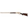Image 3 : Extremely Rare Documented Special Order Deluxe Full Nickel-Plated Model 1876 Lever Action Rifle with