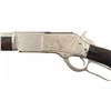 Image 4 : Extremely Rare Documented Special Order Deluxe Full Nickel-Plated Model 1876 Lever Action Rifle with