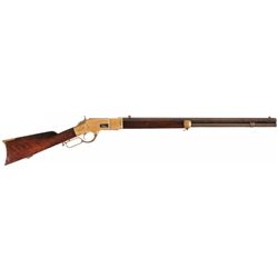 Highly Desirable Early Production Winchester Second Model 1866 Rifle with Henry's Patent Barrel Mark