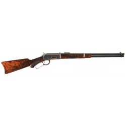 Special Order Deluxe Winchester Model 1894 Lever Action Saddle Ring Carbine with Extra Fancy Checker