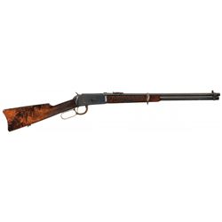 Special Order Deluxe Winchester Model 1894 Lever Action Saddle Ring Carbine with Scarce Trapdoor But