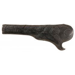 Scarce Floral Tooled Main & Winchester San Francisco California Marked Slim Jim Holster