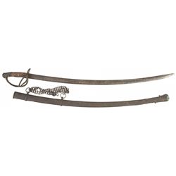Fine Unmarked Officer's Pattern Cavaly Confederate Saber