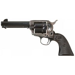 Rare Long Flute Cylinder Colt Single Action Army Revolver with Factory Letter Individual Shipped to