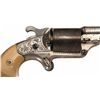 Image 2 : Excellent Cased Engraved Silver and Gold Moore's Patent Teat-Fire Revolver with Ivory Grips