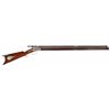 Image 1 : Exceptional Finely Engraved Morgan James Heavy Barrel Percussion Target Rifle with Scope Case and Ac