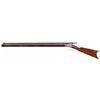 Image 8 : Exceptional Finely Engraved Morgan James Heavy Barrel Percussion Target Rifle with Scope Case and Ac