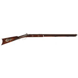 Fine Andrew Wurfflein Philadelphia Half Stock Percussion Target Rifle