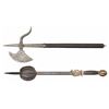 Image 1 : One-Handed Axe and One Ceremonial Iron Mace