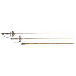 Two Attractive Court Swords