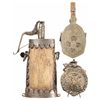 Image 1 : Three Elaborate Antique Flasks