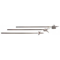 Three European Style Halberds