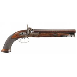 Engraved Wilkinson London Production Percussion Howdah Pistol