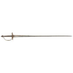 Attractive Late 18th Century French Gold Accented Small Sword