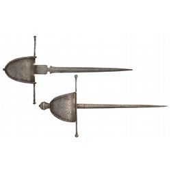 Two Spanish Style Main-Gauche Parrying Daggers