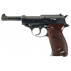 Early Production World War II Spreewerke "cyq" Code P38 Semi-Automatic Pistol with 1942 Holster and