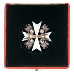 Nazi Cross of the Order of the German Eagle Second Class with Swords in Case