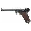 Image 1 : Exceptionally Rare Gold Inlaid Presentation DWM Model 1906 Commercial Navy Luger Pistol with Unique
