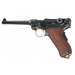 Rare DWM Swiss Commercial Contract Luger Pistol with the Very Rare "Abercrombie and Fitch Co." Marke