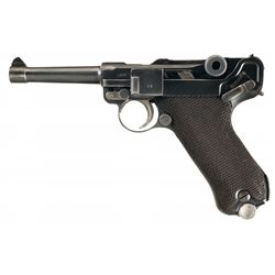 Rare Early Pre-World War II German Navy "G" Date S/42 Code Mauser Luger Rig with Navy Marked Holster