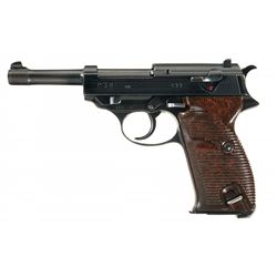 Scarce Zero-Series Spreewerke "cyq" Code P38 Semi-Automatic Pistol