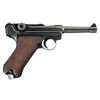 Image 2 : World War II Nazi Navy 1940-42 Code Mauser P.08 Luger Semi-Automatic Pistol with One Matching Magazi