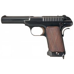 Rare Documented Savage Military Model 1907 Semi-Automatic Trials Pistol
