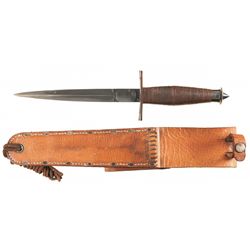 World War II Case V-42 Commando Stiletto with Sheath
