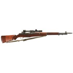 Springfield Armory M1D Style Garand Semi-Automatic Sniper Rifle with Manual