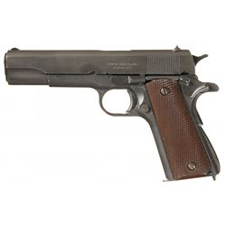 World War II U.S. Ithaca Model 1911A1 Semi-Automatic Pistol with U.S. Shoulder Holster